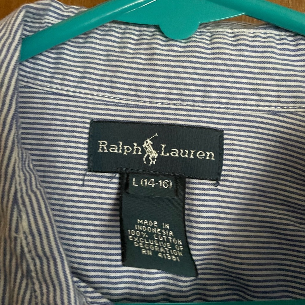 Ralph Lauren button down dress shirt.